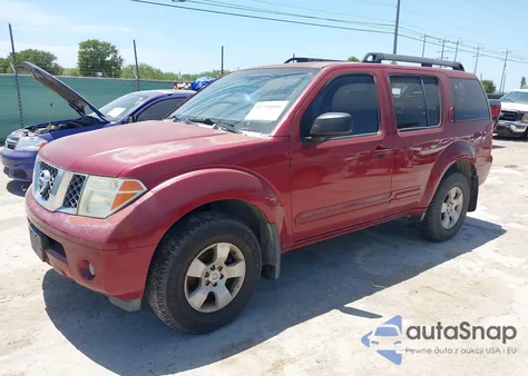2005 Nissan Pathfinder Xe from USA, damaged, VIN 5N1AR18U15C772645
